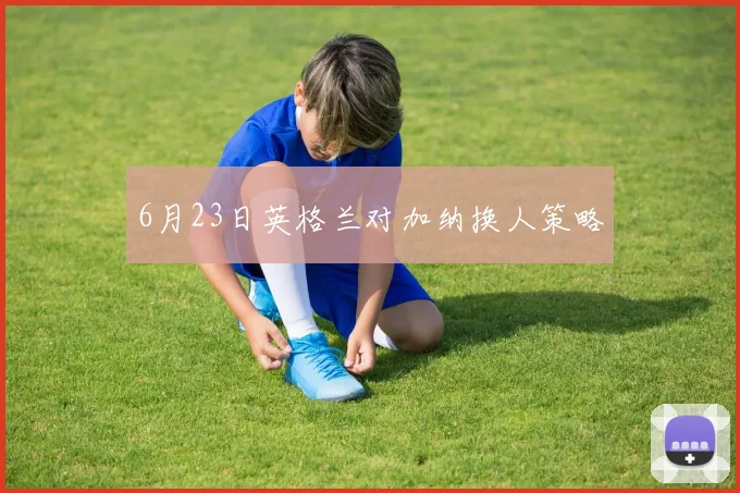 6月23日英格兰对加纳换人策略